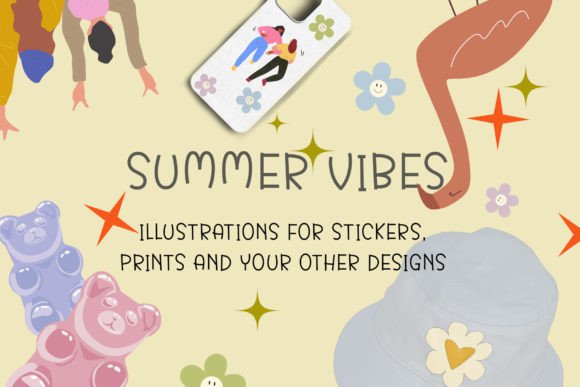 Download Summer Vibes Illustrations - Summer vibes illustrations Collection