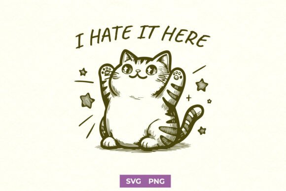 Download Funny Cat SVG PNG for Sarcastic Shirts - Premium Resources